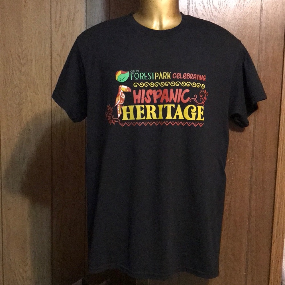 HISPANIC HERITAGE UNISEX TEE SHIRT SIZE LARGE